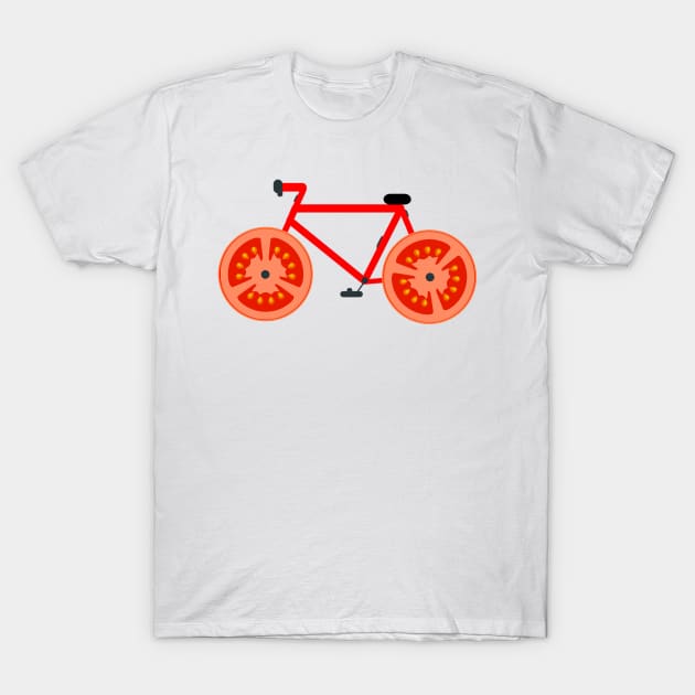 Slicing Tomatoes T-Shirt by L'Appel du Vide Designs by Danielle Canonico